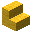 Invicon Yellow Wool Stairs.png：Minecraft中Yellow Wool Stairs的精灵图，链接到羊毛楼梯，描述：黄色羊毛楼梯