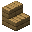 Invicon Oak Stairs.png：Minecraft中Oak Stairs的精灵图，链接到木楼梯，描述：橡木楼梯