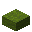 Invicon Green Wool Slab.png：Minecraft中Green Wool Slab的精灵图，链接到羊毛台阶，描述：绿色羊毛台阶