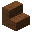 Invicon Brown Wool Stairs.png：Minecraft中Brown Wool Stairs的精灵图，链接到羊毛楼梯，描述：棕色羊毛楼梯