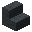 Invicon Gray Wool Stairs.png：Minecraft中Gray Wool Stairs的精灵图，链接到羊毛楼梯，描述：灰色羊毛楼梯