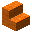 Invicon Orange Wool Stairs.png：Minecraft中Orange Wool Stairs的精灵图，链接到羊毛楼梯，描述：橙色羊毛楼梯