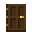Invicon Dark Oak Door.png：Minecraft中Dark Oak Door的精灵图，链接到木门，描述：深色橡木门