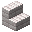 Invicon Pale Oak Stairs.png：Minecraft中Pale Oak Stairs的精灵图，链接到木楼梯，描述：苍白橡木楼梯