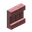 Invicon Cherry Shelf.png：Minecraft中Cherry Shelf的精灵图，链接到展示架，描述：樱花木展示架