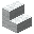 Invicon White Wool Stairs.png：Minecraft中White Wool Stairs的精灵图，链接到羊毛楼梯，描述：白色羊毛楼梯