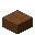 Invicon Brown Wool Slab.png：Minecraft中Brown Wool Slab的精灵图，链接到羊毛台阶，描述：棕色羊毛台阶