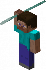 Steve aiming with Trident.png