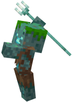 Drowned with Trident Attacking (Dungeons).png