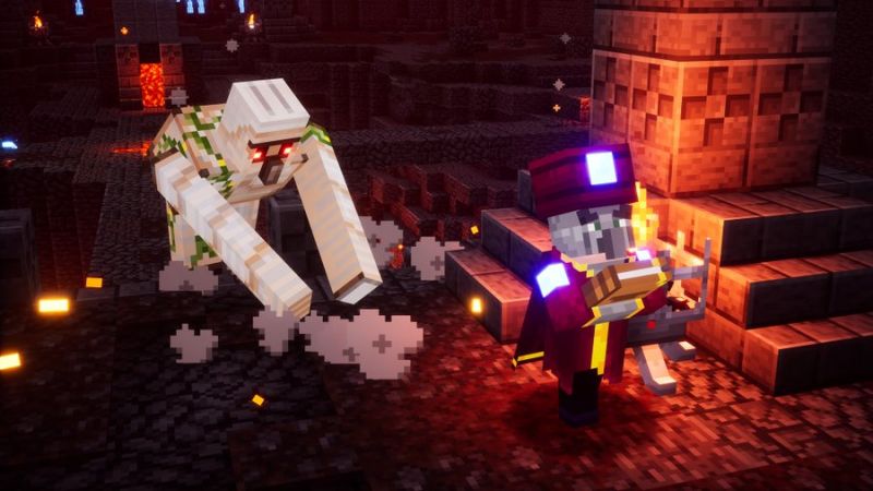 文件:Iron Golem Chasing Enchanter.jpg