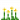 黄色荧光花
