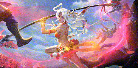 沙场蛮花-花鬘 待机动作.gif