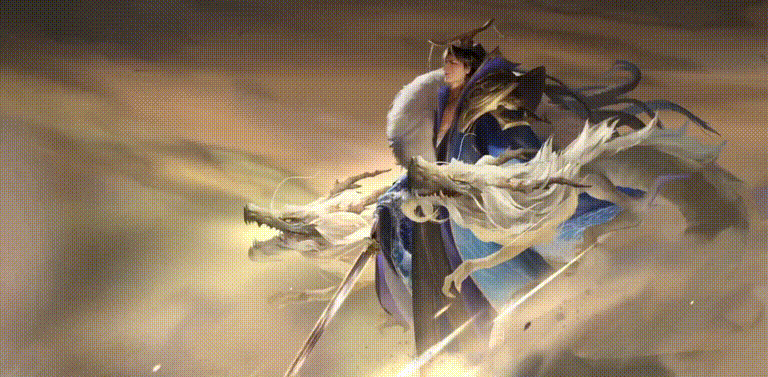 气荡山河-曹丕 攻击动作.gif