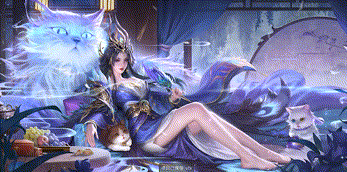 魅影萦心-清河公主 待机动作.gif