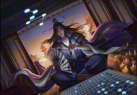 举棋若定-戏志才 特殊动作.gif