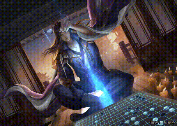 举棋若定-戏志才 出场动作.gif