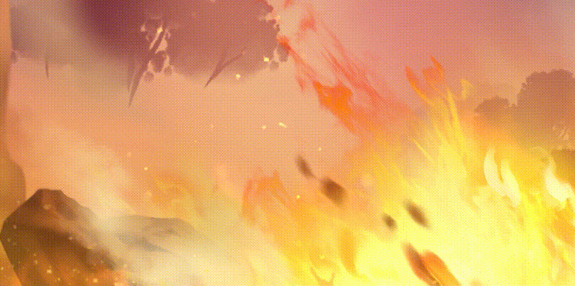 野火燎原-祝融 出场动作.gif