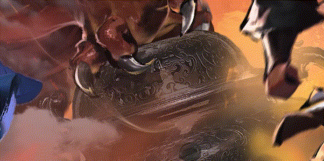 龙生九子-张辽 出场动作.gif
