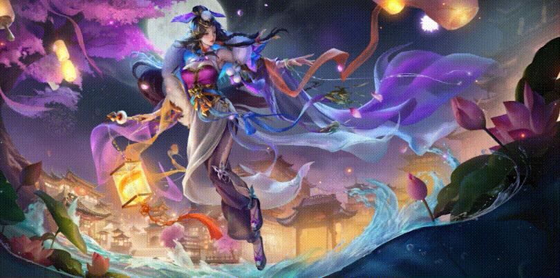 月耀华裳-羊徽瑜 待机动作.gif