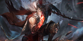 烈箭贯云-黄忠 待机动作.gif