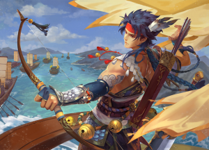 星甘宁宽版原画:官方cp武将为苏飞正式服上线后惨遭通渠,后来又改回来