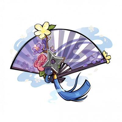 风月含袖·紫月花
