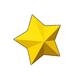 圣诞星星面饰的头像