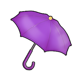 紫色雨伞的头像