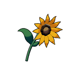 向日葵面饰的头像