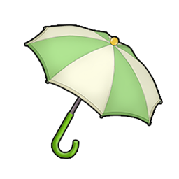 绿白雨伞的头像