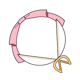 裁剪缎带头像框的头像