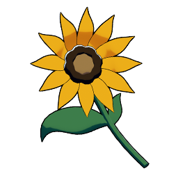 向日葵背饰的头像