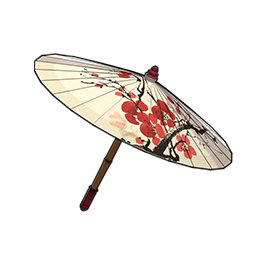 中式伞的头像