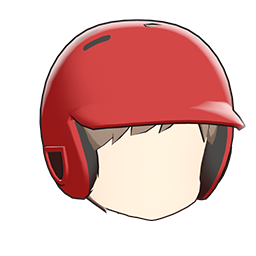 棒球打击头盔的头像