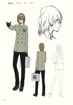 PERSONA5 明智吾郎 PERSONA5 the Animation スクエアマグネット ぷにキャラ 明智