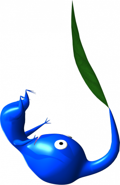 文件:Blue Pikmin thrown P1 art.png