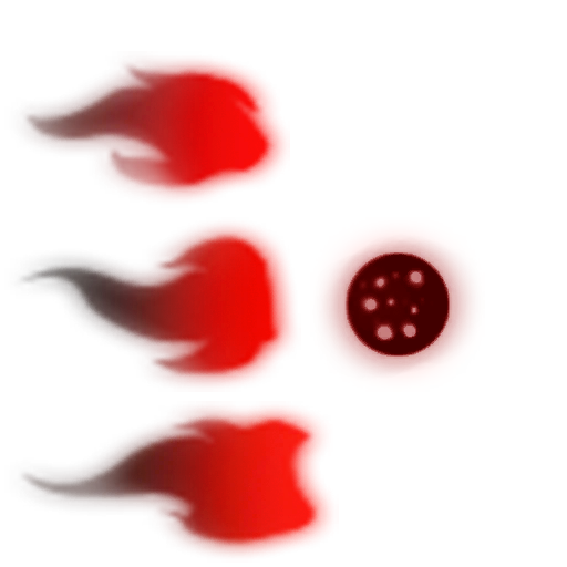 红色火焰豌豆子弹