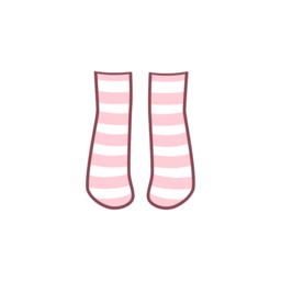 粉色条纹袜.png