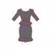 灰格制服裙图标