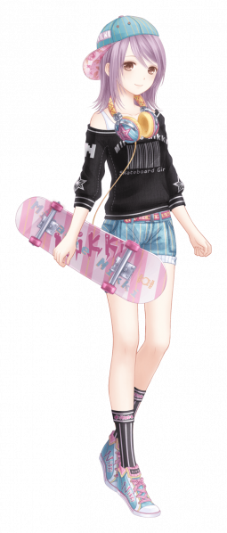 文件:滑板少女-无背景.png