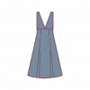 背带长裙·蓝图标