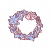 祝福花环图标