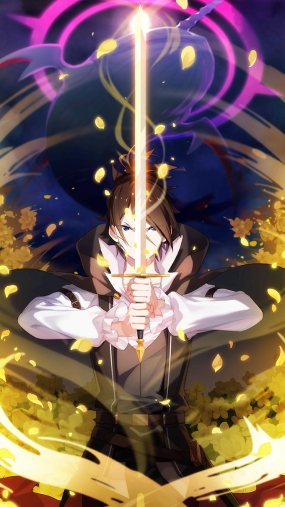 青年威尔海姆挥剑练习