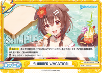 SUMMER VACATION