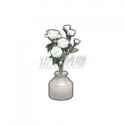 白玫瑰（银白束口大瓶）.png