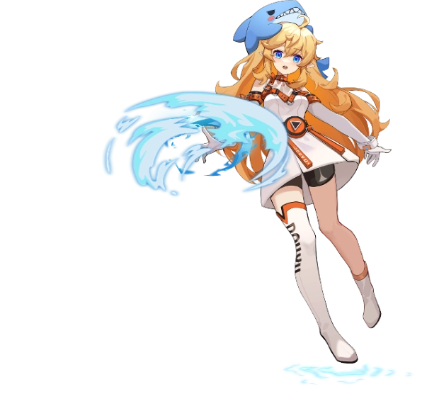 鲨鱼娘，来源：赛尔号WIKI