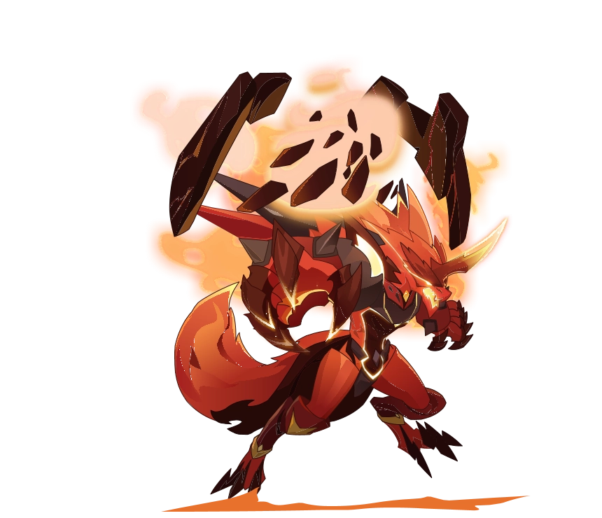 极炎魔兽，来源：赛尔号WIKI
