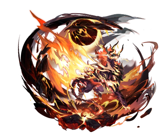 永烬劫炎·上古炎兽，来源：赛尔号WIKI