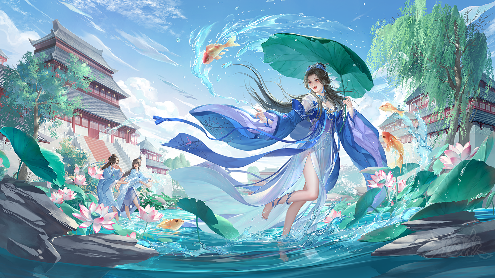 掬水戏荷-曹宪-大图.png