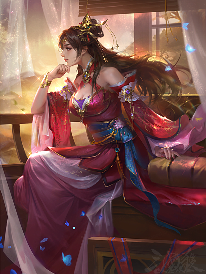 倚栏观霞-甘夫人-静态.png